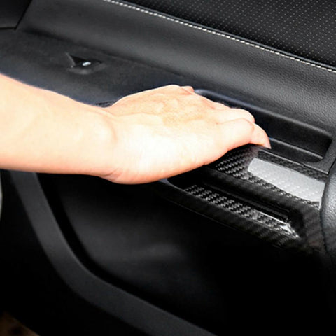 Forgitec Carbon Fiber 2-Piece Door Handle Overlay Kit | 2015-2023 Ford Mustang